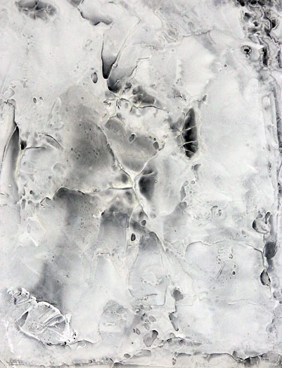 Moon: 2011; Mixed Media on Canvas; 30″ x 24"